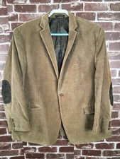 Lauren Ralph Lauren Blazer Mens 48 S Brown Corduroy Sport Coat Elbow Patches