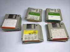 Lot of 50 - 3.5" Floppy Disks Apple Diskettes Used Mixed Brands Untested