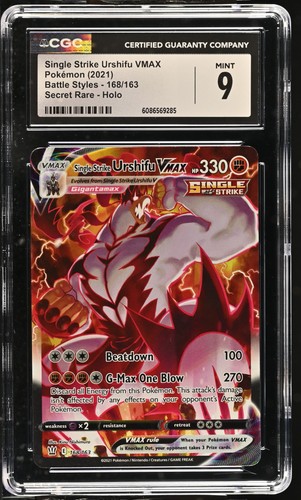 Single Strike Urshifu VMAX graded CGC 9 for sale on eBay