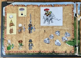 LEGO Orient Expedition Lot 7418 Scorpion Palace & 7411 Tygurah&rsquo;s Roar - 98%