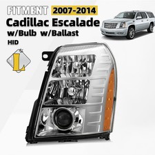 Hid Headlight For 2007-2014 Cadillac Escalade Wbulb Wballast Driver Left Side