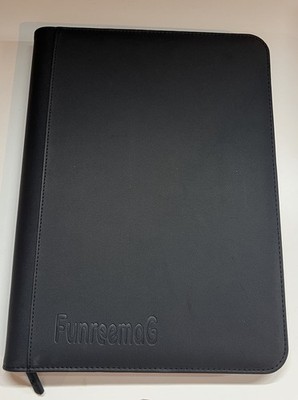 Black Top Loader Hardcover TCG Binder x20 9-Pocket Pages/360 Capacity/Side Load