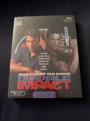 DOUBLE IMPACT 4K ULTRA HD + BLU-RAY NEW! SEALED!