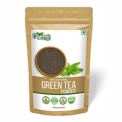 Bio Zing Grüntee Pulver | Rein & Natur Lebensmittelqualität 115g Kräuter
