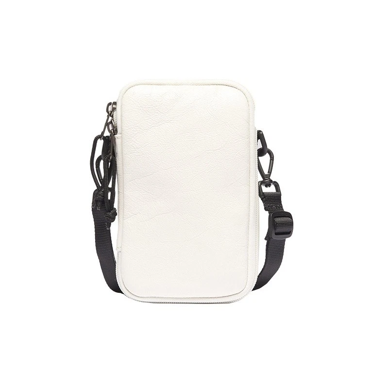 Balenciaga Logo Lambskin Crossbody Bag Men's White 5.1x3.1x7.8 in - Image 2 of 4