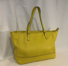 Genuine COACH City Tote shoulder bag - genuine leather- 23576 - Yellow - fits A4