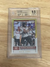 2017 Score Gold Zone Patrick Mahomes RC 29/50 BGS 9.5 GEM MINT