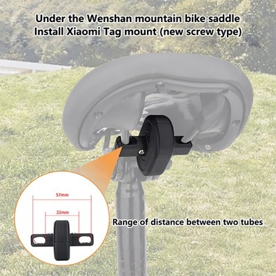 For Xiaomi Tracker Adjustable Mount Bracket for Mountain Bike&Bicycle Anti-Lost