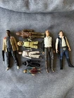 Chewbacca 1977 Original Kenner Star Wars Action Figure & Han Solo & darth vader
