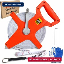 330FT Open Reel Tape Measure, Heavy Duty 100m...