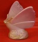 Fenton Butterfly Figurine Hand Painted Lavender Artist J Catshaw