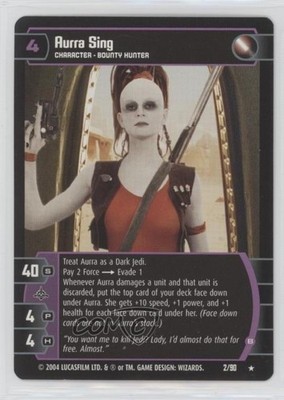 2004 Star Wars: TCG - Phantom Menace Aurra Sing #2