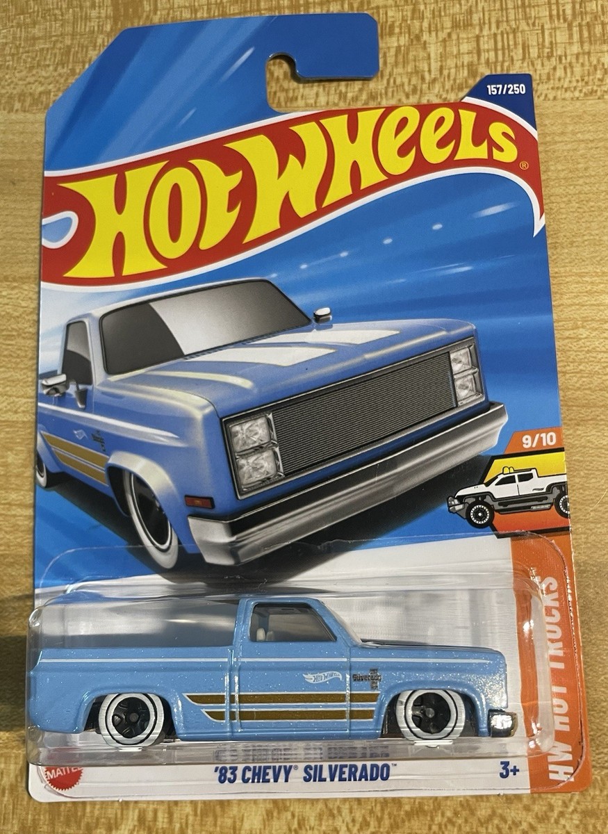 2025 HOT WHEELS MAINLINE CASE H '83 CHEVY SILVERADO HW HOT