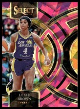 Lexie Brown 2024 Panini Select WNBA #200 Prizms Pink Ice Los Angeles Sparks