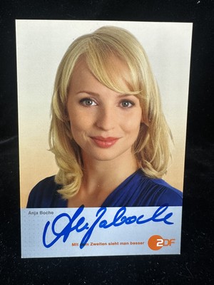 Autogrammkarte - '' ANJA BOCHE '' - neue Karte /Original HANDSIGNIERT / NEU