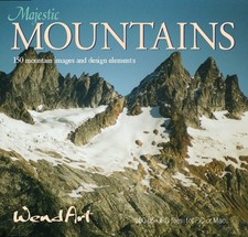 Majestic Mountains Stock Photo CD of Dramatic Peaks, Valleys, Lakes  Waterfalls
