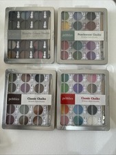 Pebbles Inc Pearlescent Metallic Classic Bright Tone Chalks Pom Pom Applicator