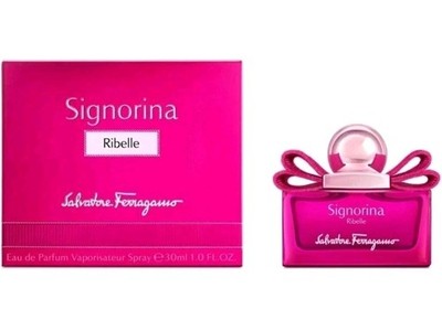 New SIGNORINA RIBELLE SALVATORE FERRAGAMO Edp Spray 1.0 OZ-30 ML-Authentic ITALY