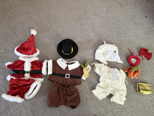 Build-a-Bear Workshop Holiday Bundle Santa Christmas Pilgrim Mummy Valentine s