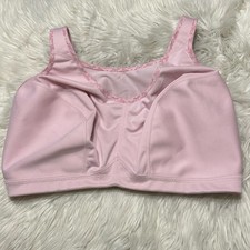Glamorise 42H Sports Bra Pink Full Figure No Bounce Camisole Wireless 1066