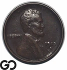 1913-S Lincoln Cent Wheat Penny, Lower Mintage San Francisco Date, AU++
