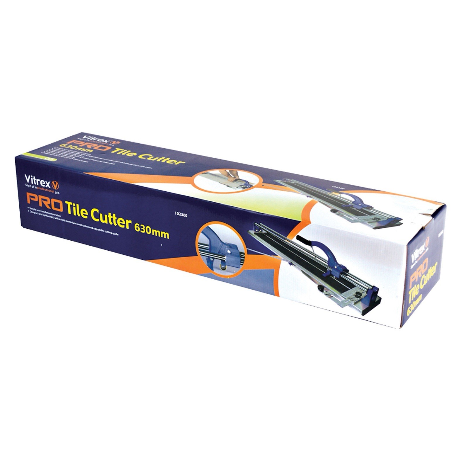 Vitrex 12593 630mm Pro Flat Bed Manual Tile Cutter Brand New Boxed RRP £130