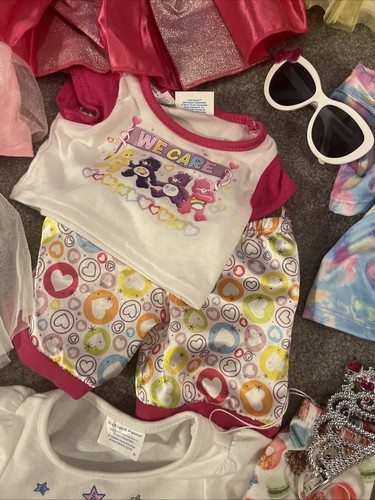 Cute Lot of 23 Pieces Girl Bear Build-A-Bear Clothes & Shoes by BABW Wedding - Picture 4 of 12