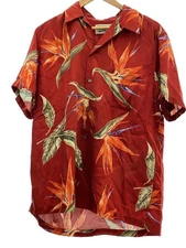 WACKO MARIA Aloha Shirt L RED All Over Pattern