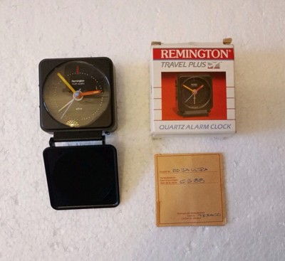Vintage Remington Travel Plus Quartz Wecker ~ Made in West Germany