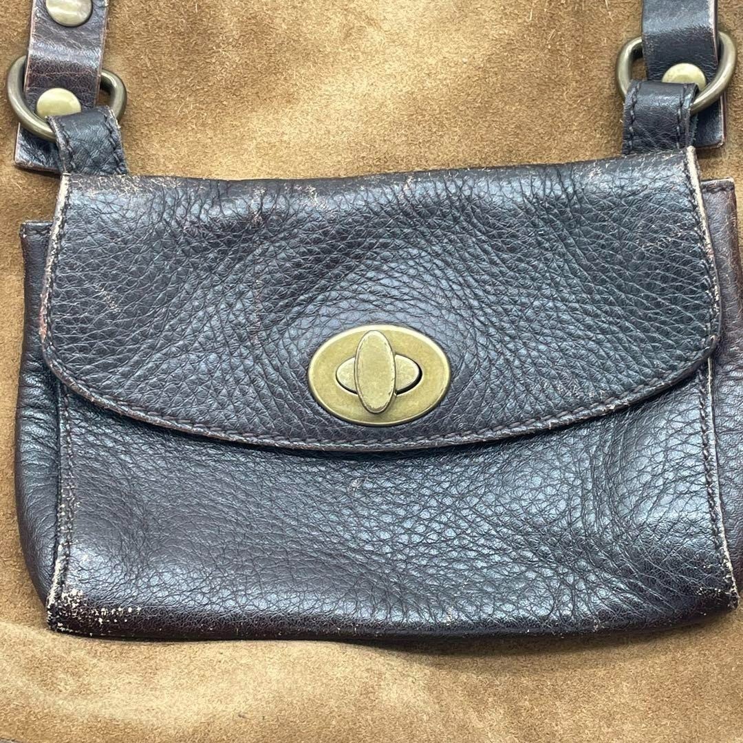 Miu Miu Archive Handbag – Tote Bag – Brown Suede Leather with Turn