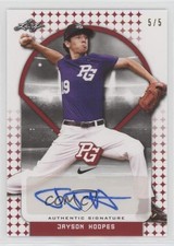 2018 Leaf Perfect Game National Showcase Red 5/5 Jayson Hoopes #BA-JH5 Auto 0a7