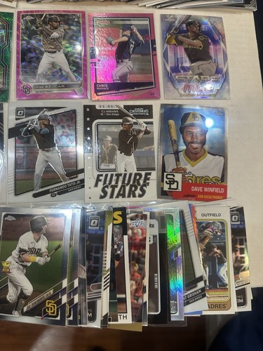 San Diego Padres Baseball 150+ Insert, Rookie Parallel Card Lot! Tatis 🔥 - Picture 6 of 7