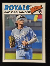2026 Topps Heritage Jac Caglianone #136 ROOKIE Royals