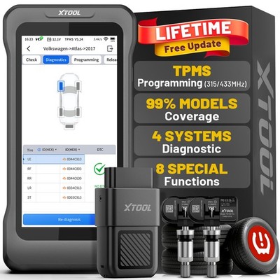 2026 XTOOL TP300 OBD2 Scanner Car Dianostic Code Reader TPMS Programming w/TS100