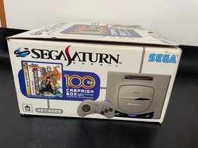 Sega Saturn Gray Console Virtua Fighter Bundle Tested Working Japan