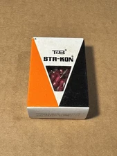 T&B Sta-Kon RA18-10F Fork Terminals NOS Vintage Box of 100 Red Nylon Insulated