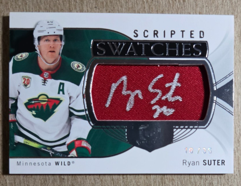 2020-21 The Cup Scripted Swatches Ryan Suter Game Used Patch Auto /35 Wild
