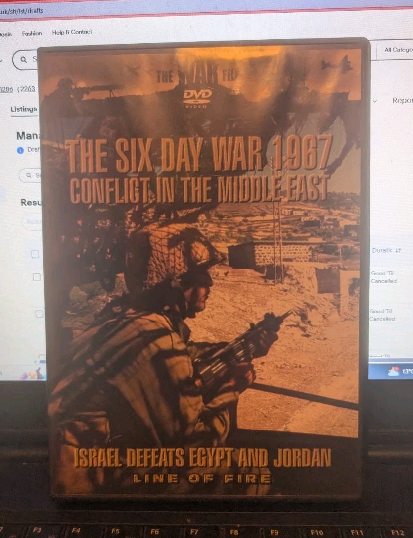 The Six Day War 1967 - Conflict In The Middle East DVD Very Good Condition
