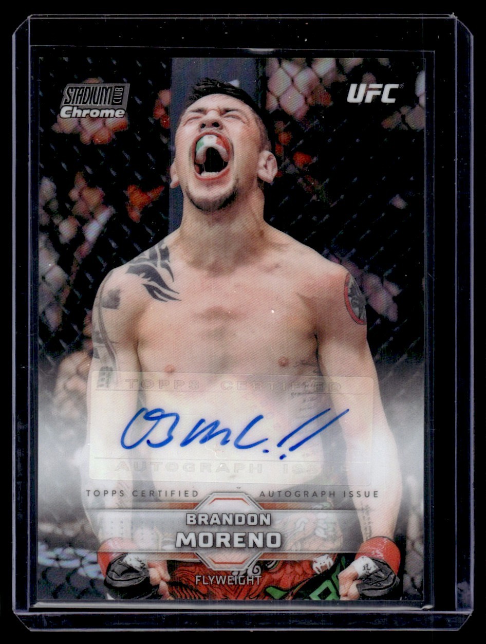 2026 Topps Stadium Club UFC Chrome Autograph Brandon Moreno #cav-bmo 0