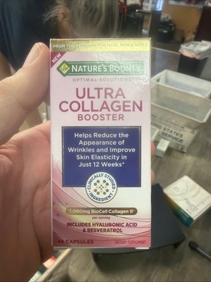 Nature s Bounty Optimal Solutions Ultra Collagen Booster 48 Count (Pack of 1) 