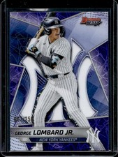 2025 Bowman's Best George Lombard Jr. Top Prospects Purple Lazer Refractor #/250