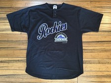 Vintage 1996 Colorado Rockies Chalk Line Baseball Jersey Size XL, Made In USA