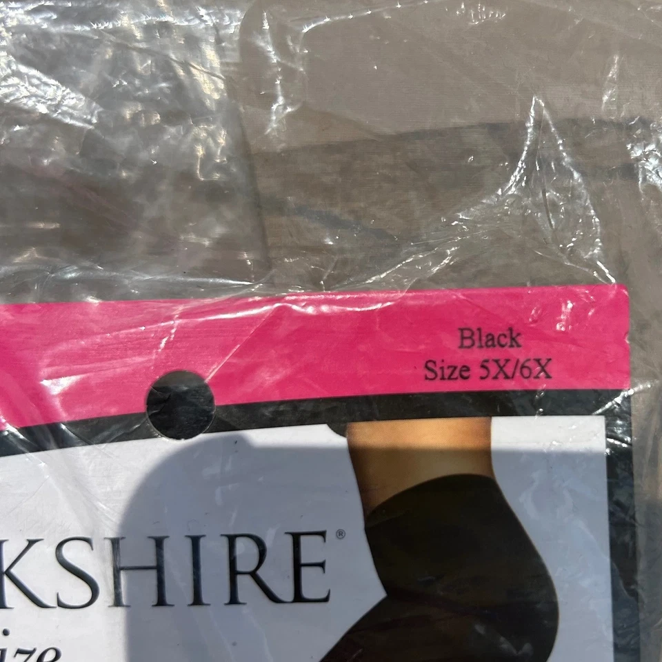 Berkshire Plus Size Tights The Easy On! Cooling Comfy Control Top Black 5X/6X - Image 2 of 4