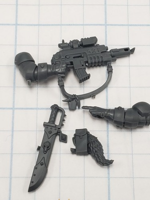 #ad 40k Space Wolves Bits Wolf Scout Kill Team Instigator Bolt Carbine Sheath #16 $11.99