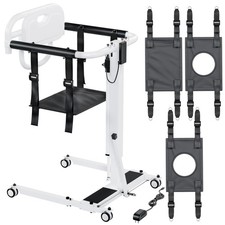 Portable Patient Lift Chair 3 Seat Cushions Included 287lbs Capacity