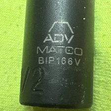 MATCO  TOOLS "ADV" BDP166V, 3/8" DRIVE, 1/2" IMPACT SOCKET, DEEP/HIGH, 6 POINT.