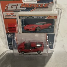 Greenlight GL Muscle 2010 Chevrolet Corvette Z06 1:64 Red Limited Edition