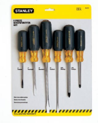 Screwdriver Set, Vinyl-Coated, 6-Pc. -66-565