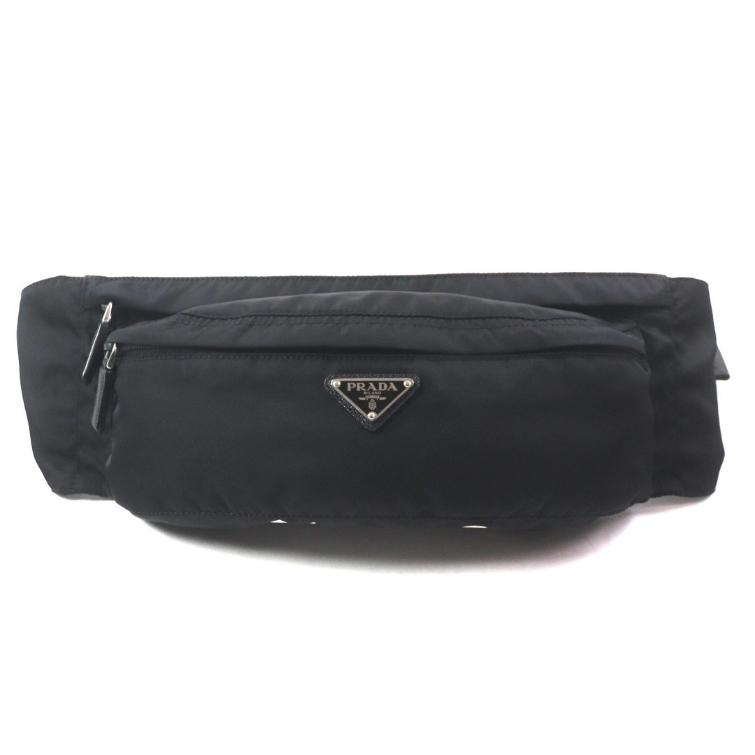 Prada Nylon Saffiano Triangular Logo Wallet 33cm … - image 1