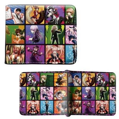 Danganronpa - Characters Squares 4.5'' Bi-Fold Wallet NEW Credit Card Billfold